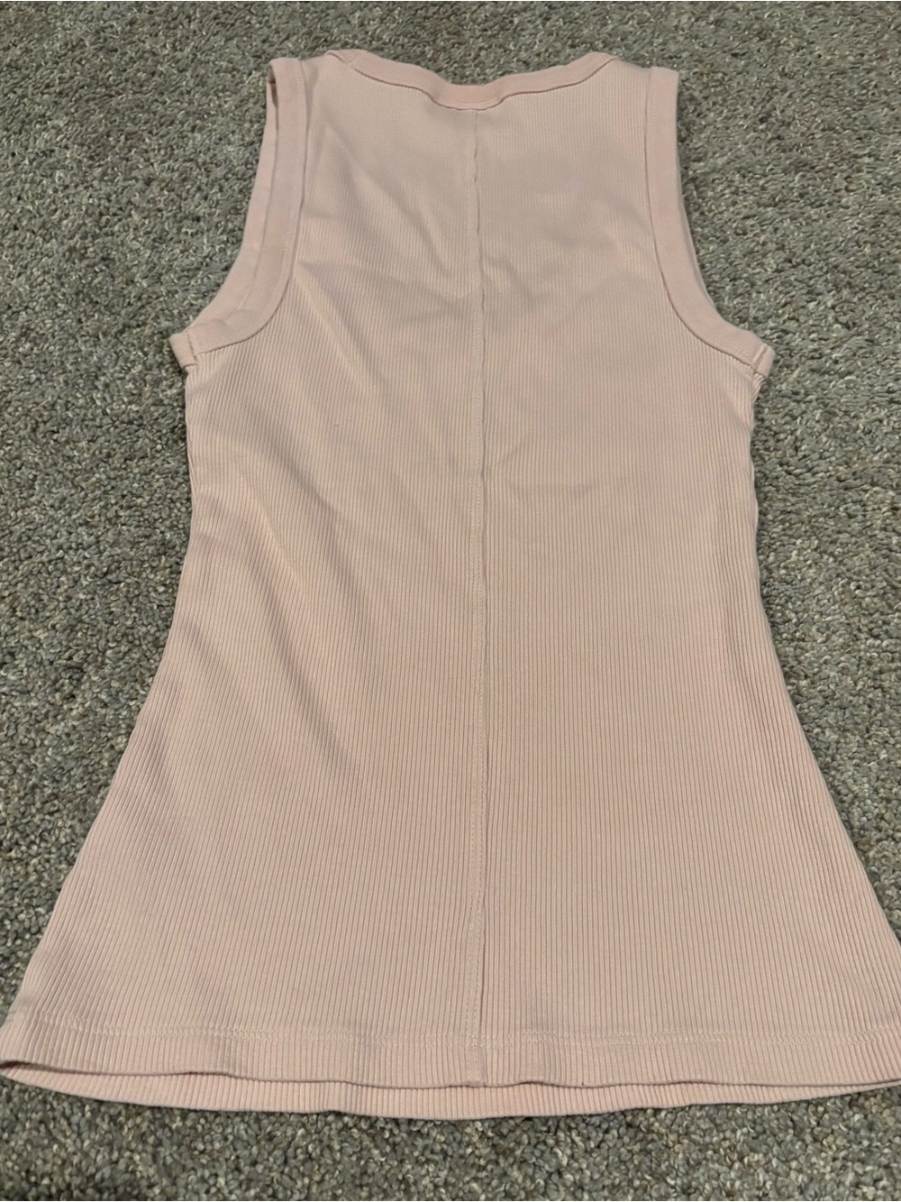 Women’s Universal Thread Ribbed Sleeveless Tank Top - Light Pink Size XS